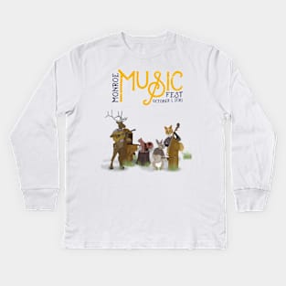 Monroe MusicFest2016 Kids Long Sleeve T-Shirt